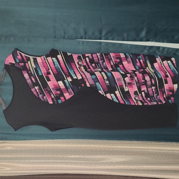 Split Color Mini Dress - Picture 2 of 2